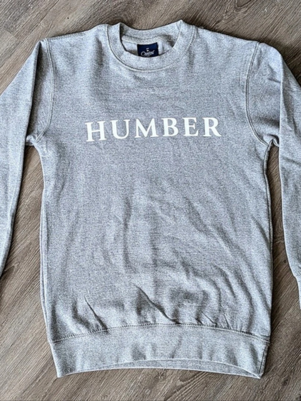 Humber College Comfort Fleece Gray XS Graphic Sweatshirt